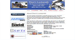 Desktop Screenshot of dionlocksmith.com